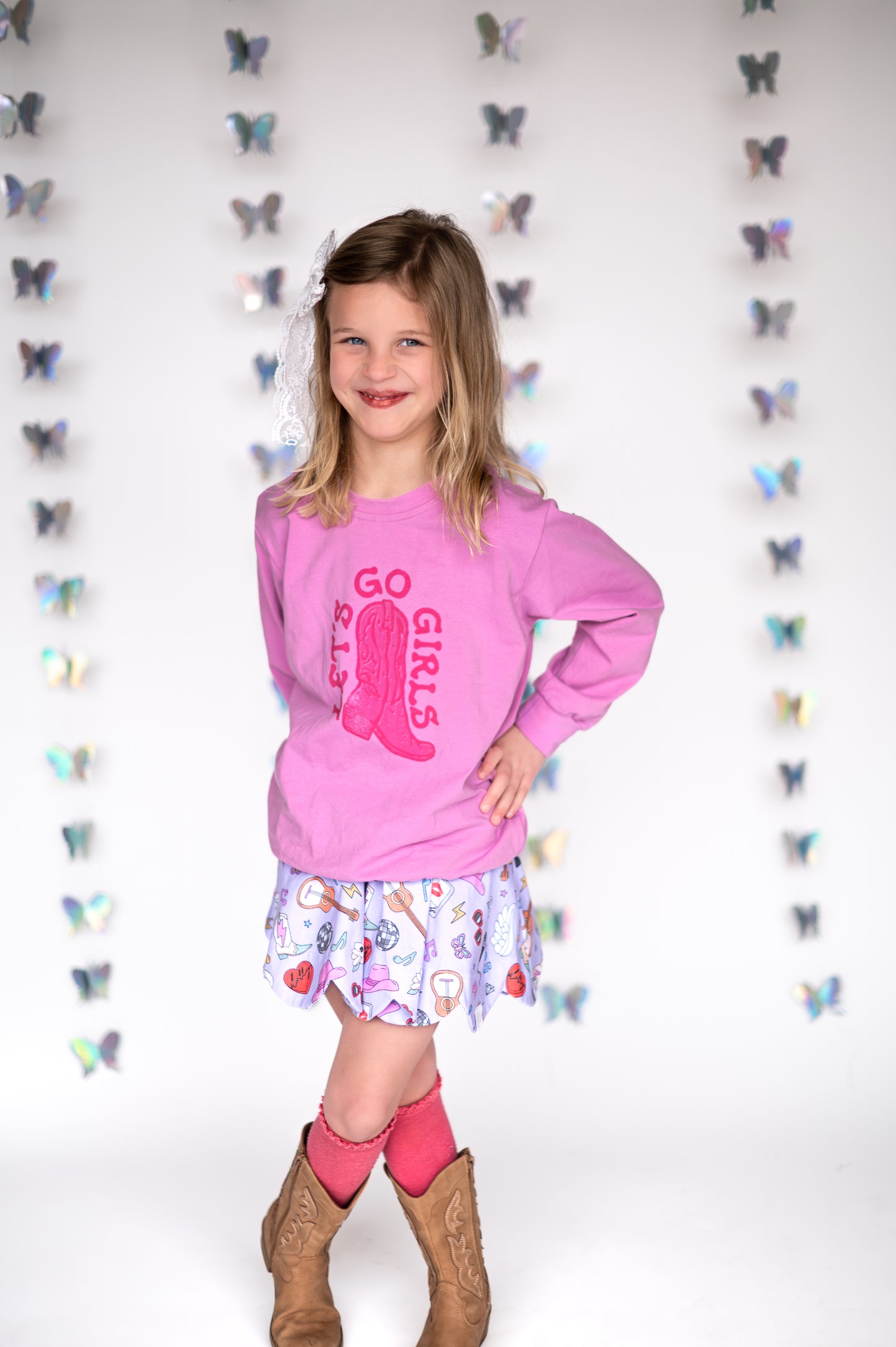 Let’s Go girls (lightweight sweatshirt) SIZE DOWN