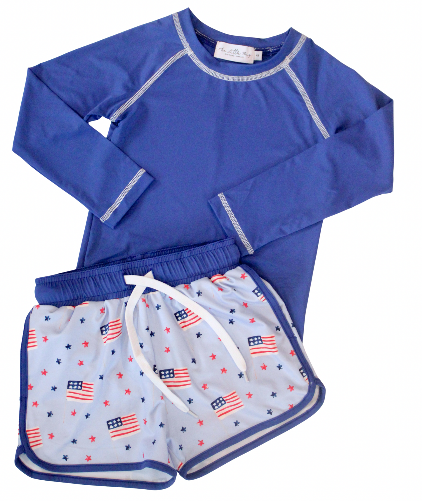 Star Spangled Boys Swim Top