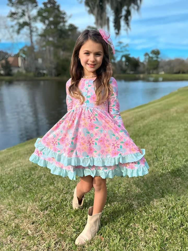 Spring Floral Dress – The Little Twig Clothing Company