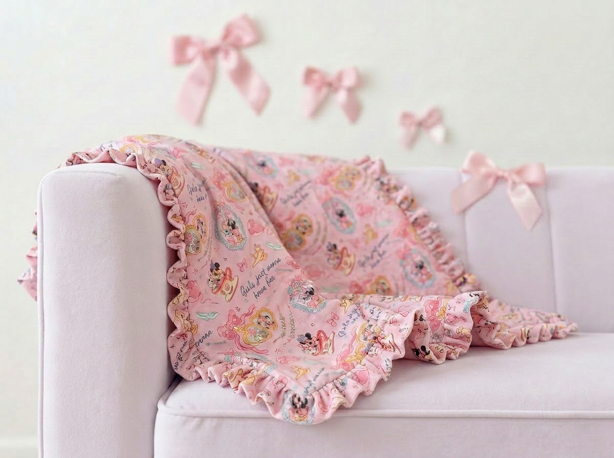 Girls Just Want to Have Fun Bamboo Blanket