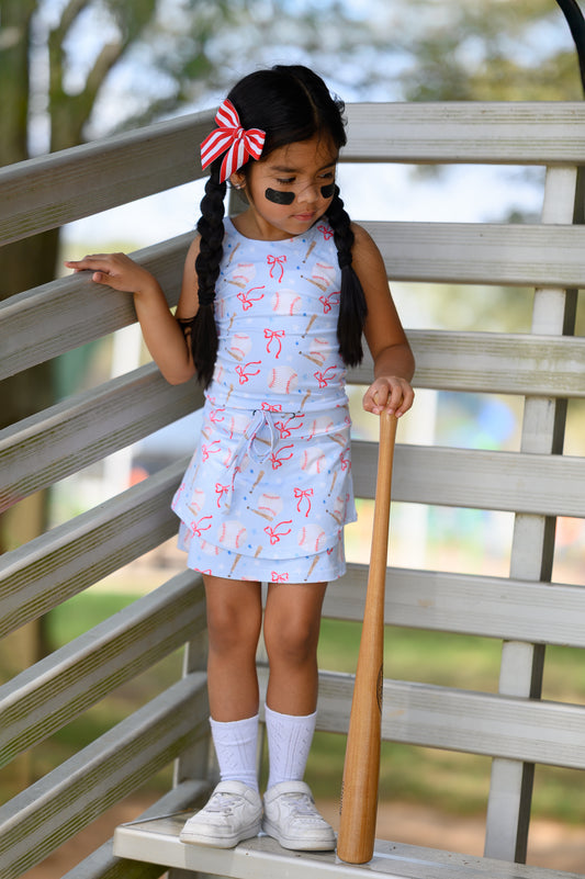 Ballpark Babe (baseball) 2 piece athletic set