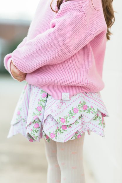 Sweetheart skort