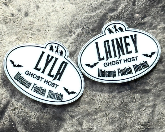 Ghost Host Name Tag