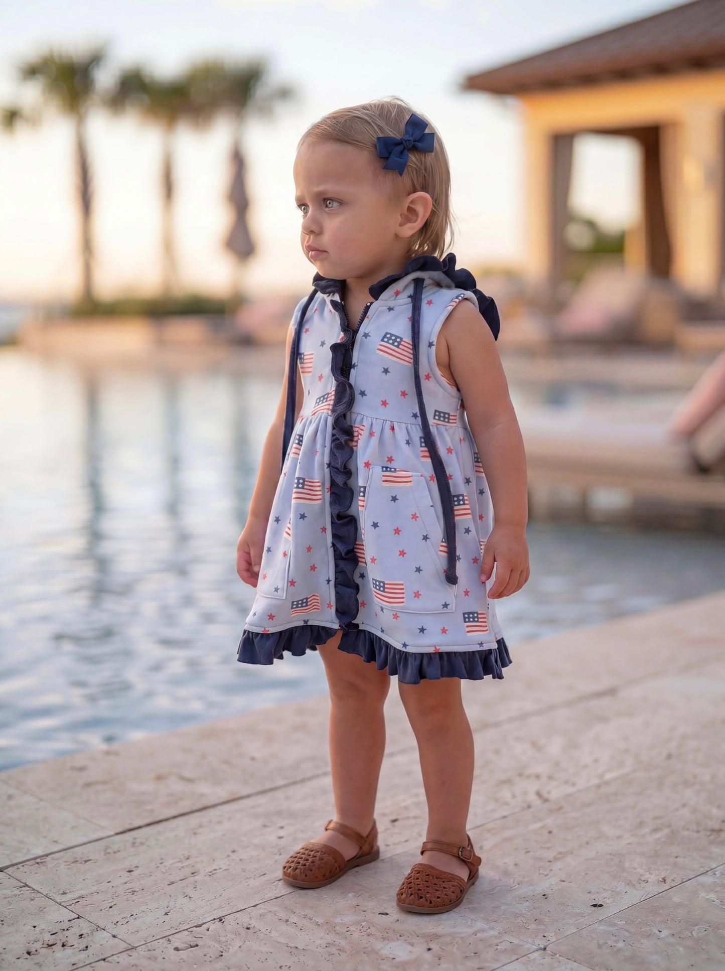 Star Spangled Swim coverup